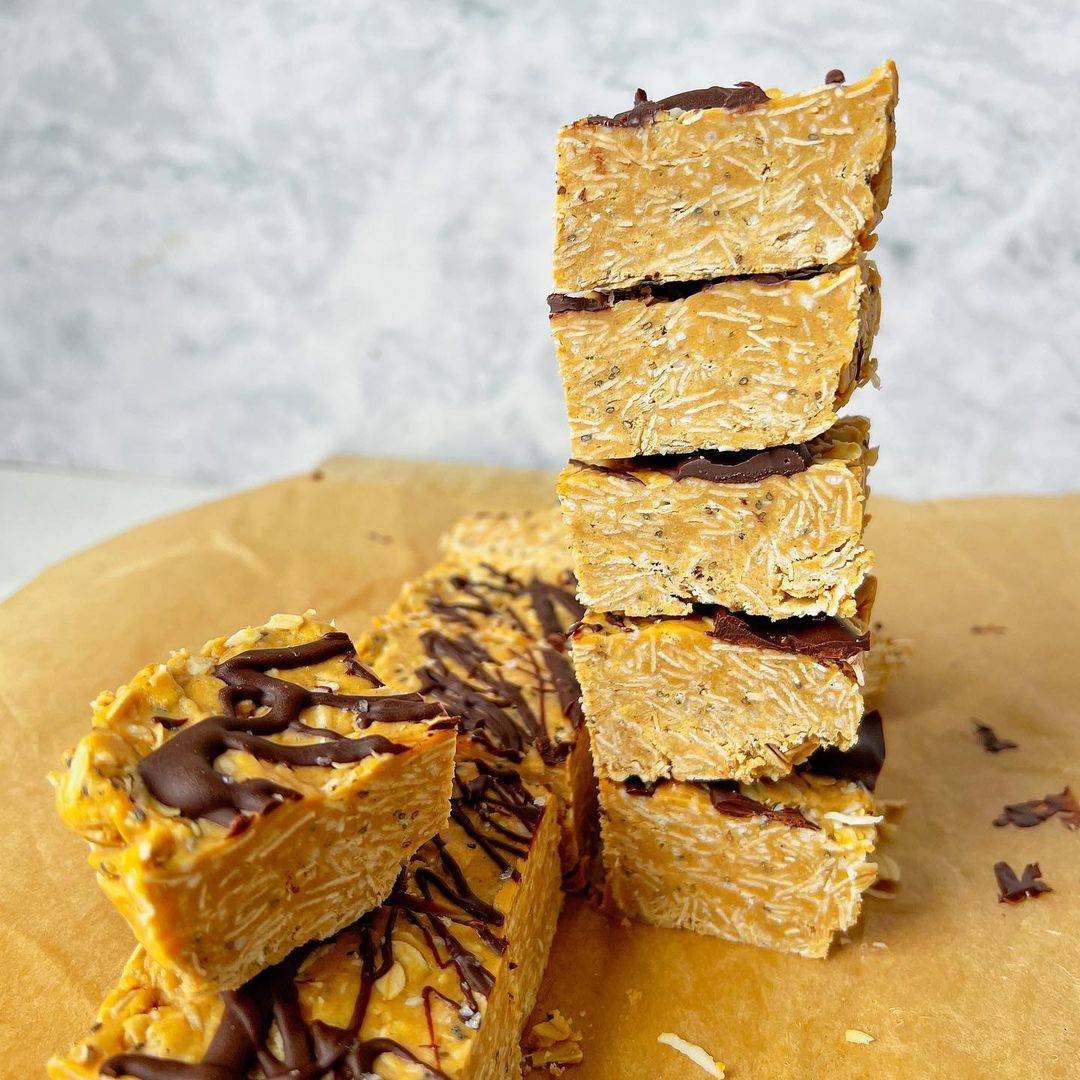 Chocolate Oat Protein Bars