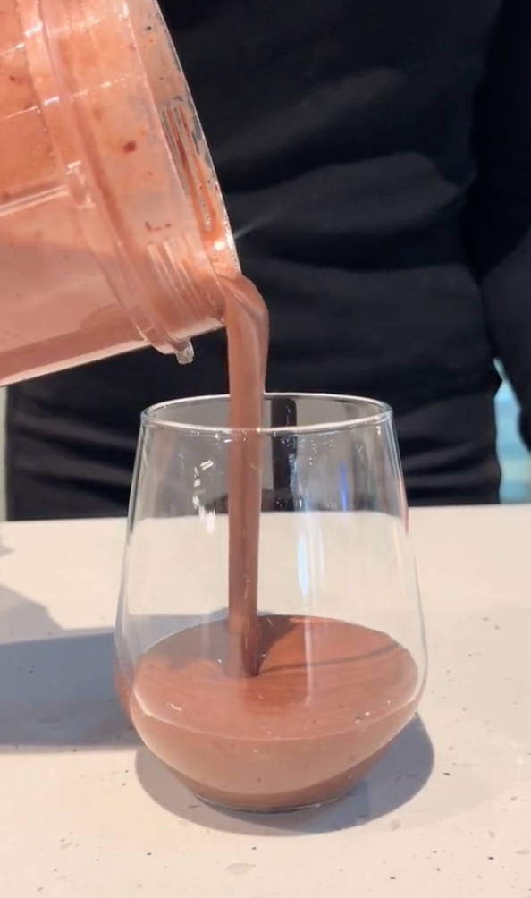 Cherry Ripe smoothie