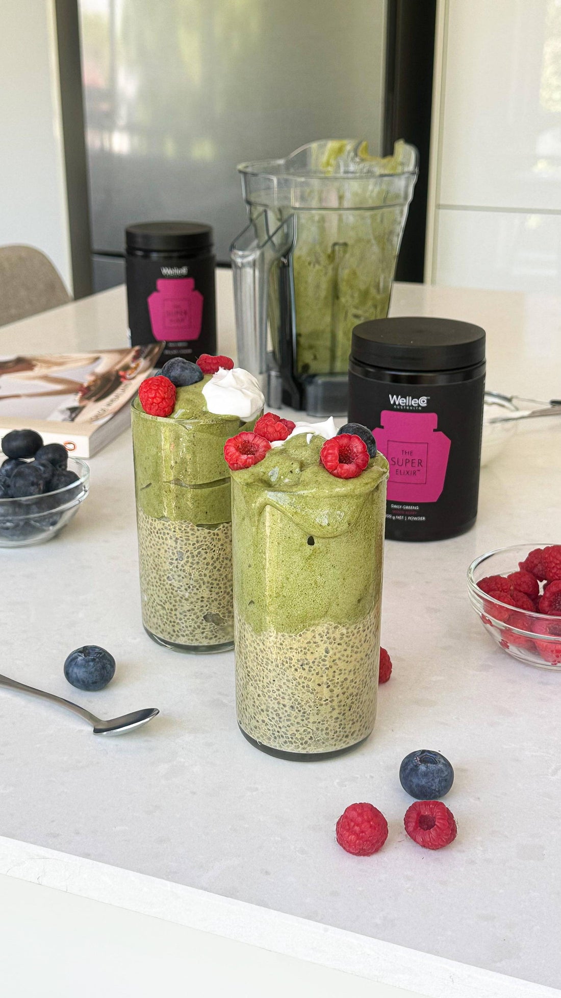 Breakfast parfaits 🍓 with Chloe Wheatland