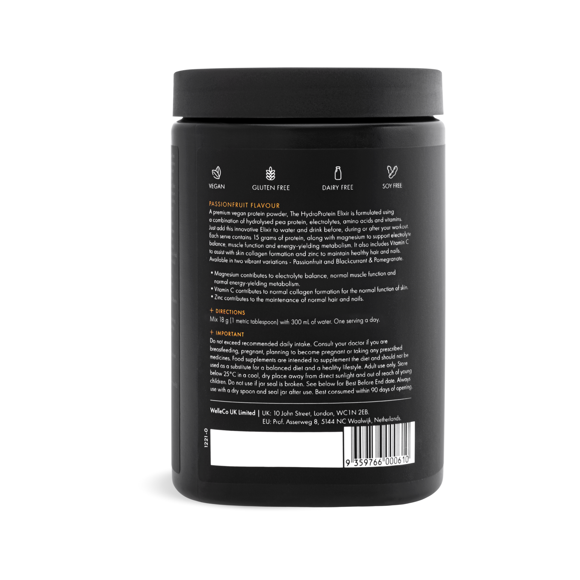 The HydroProtein Elixir