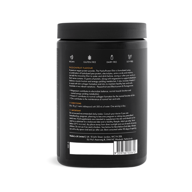 The HydroProtein Elixir